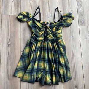UO Tula Cold Shoulder Romper, Size Small (NWT)